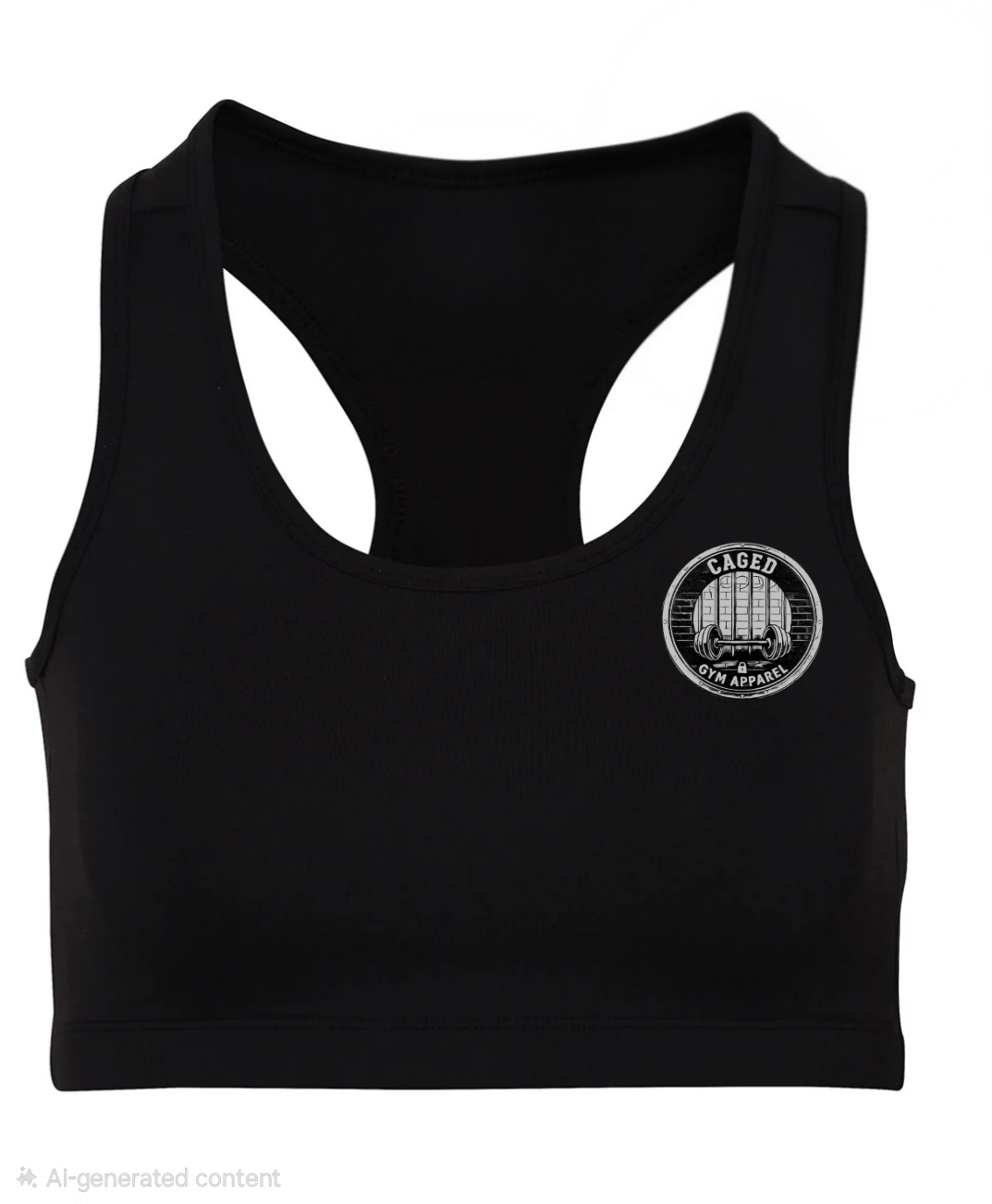 CAGED "The Yard" Essential Racerback Sports Bra