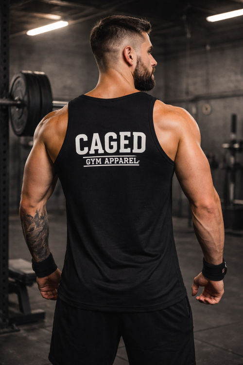 CAGED "Solitary Confinement " muscle vest