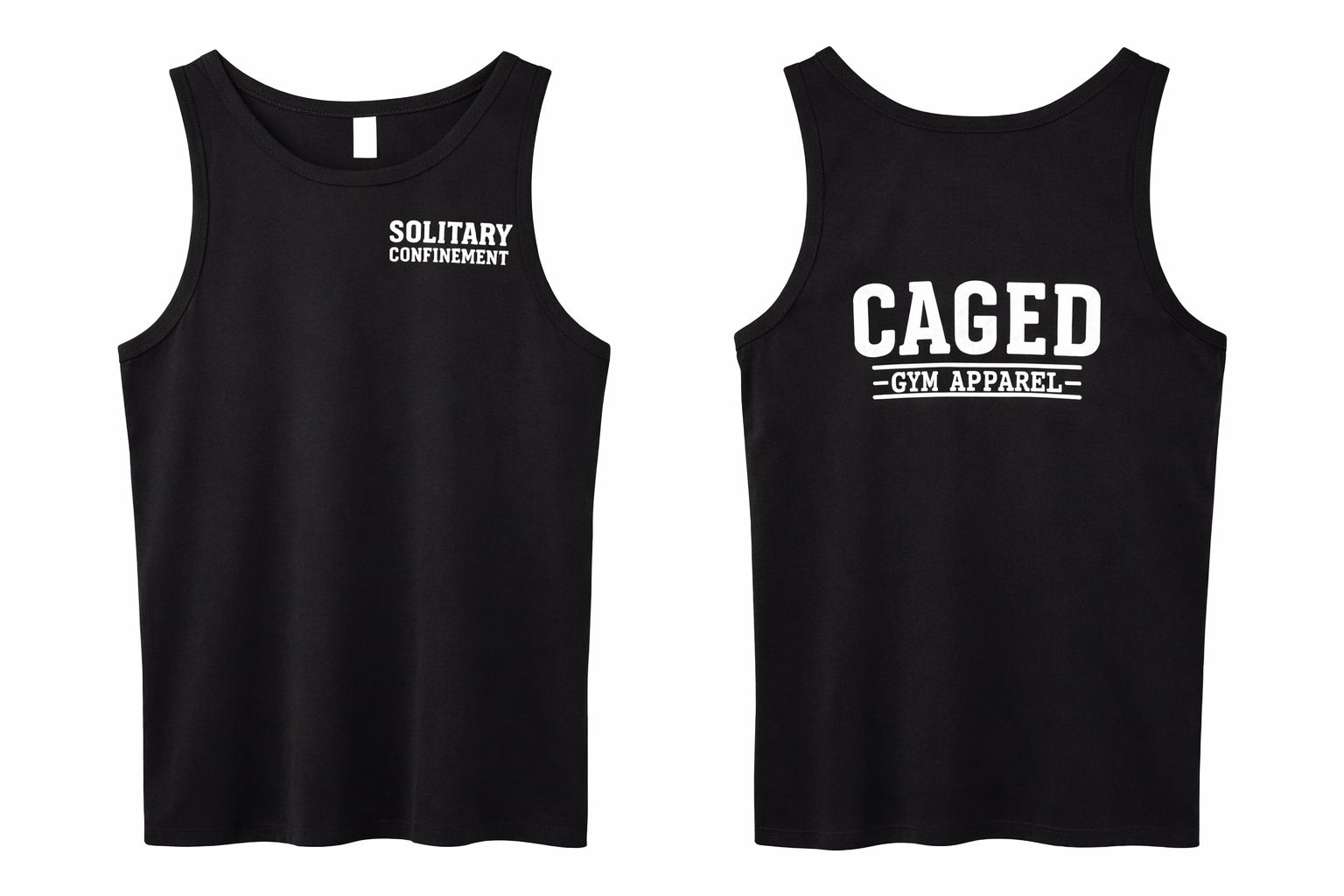 CAGED "Solitary Confinement " muscle vest