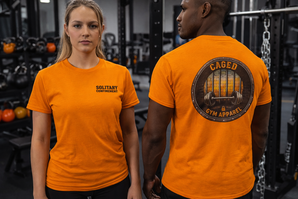 First edition OG Orange "Solitary Confinement" Heavy Cotton Tee (Copy)