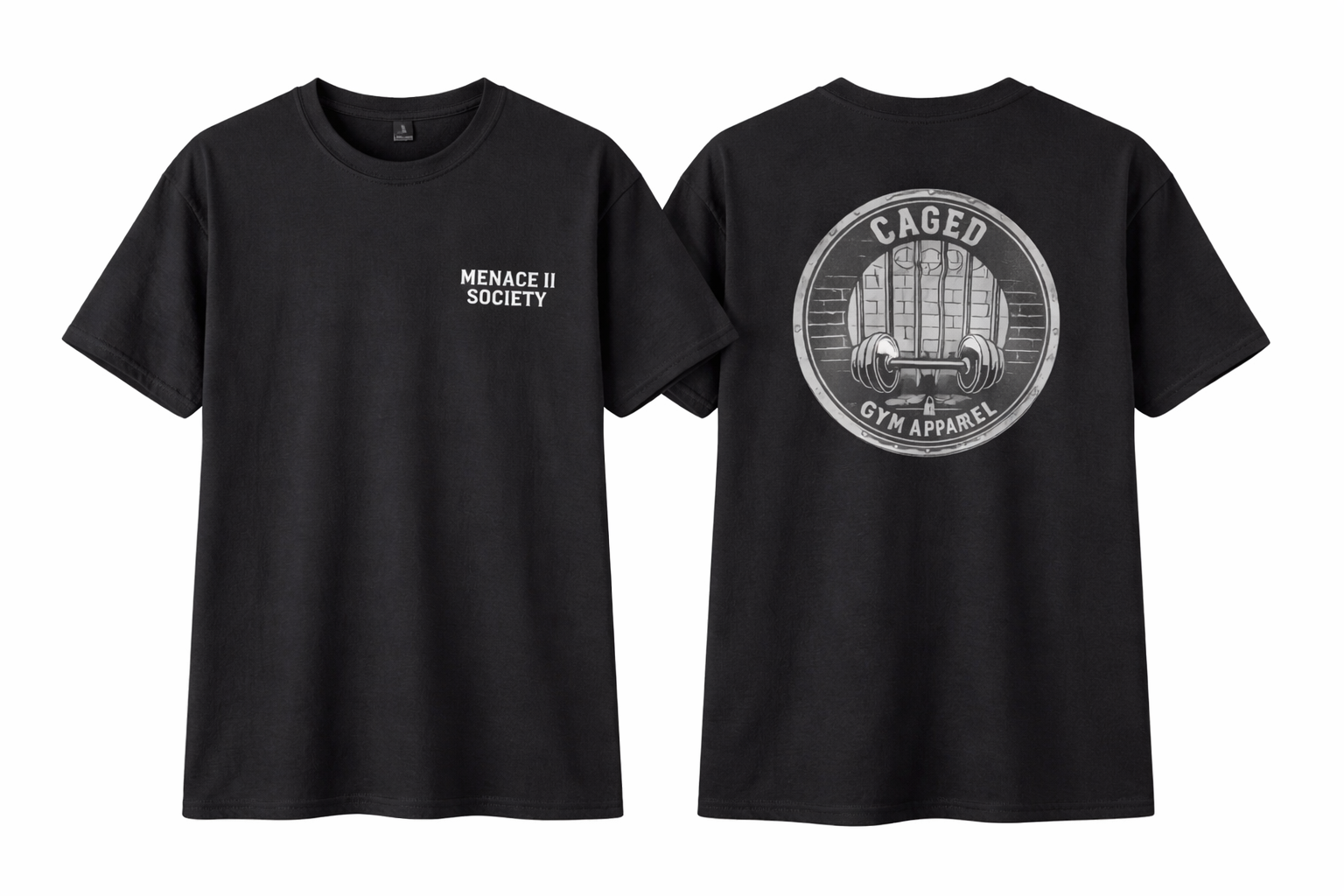 CAGED Menace II Society Tee