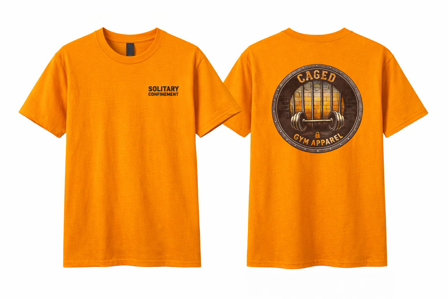 First edition OG Orange "Solitary Confinement" Heavy Cotton Tee (Copy)